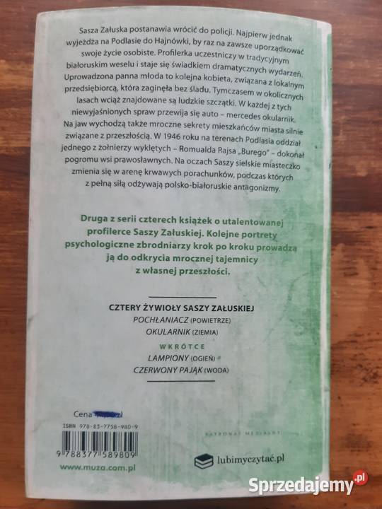 Bonda Katarzyna Okularnik Cztery żywioły NOWA Poznań