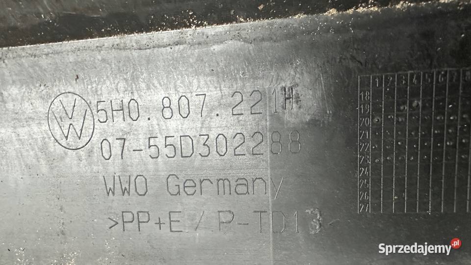 VW GOLF VIII 8 ZDERZAK PRZEDNI PRZÓD osobowe Gorzów Wielkopolski