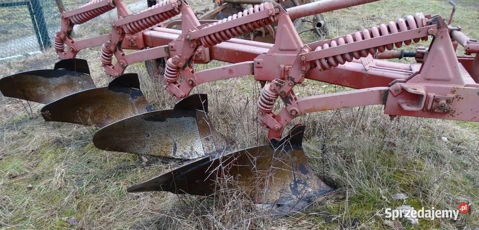 Pług Unia 4 skibowy na zabezpieczeniu sprzedam