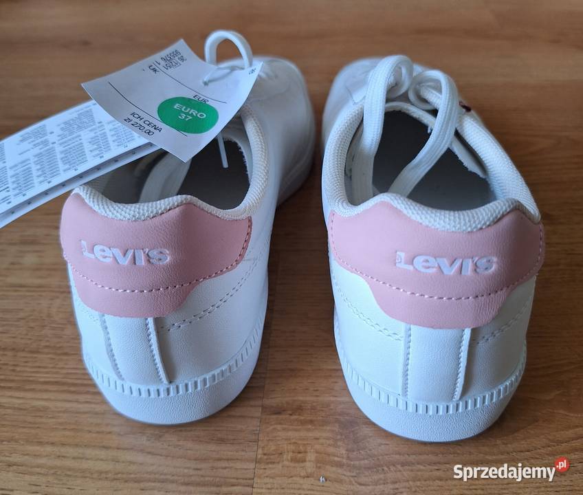Levis nowe białe snickersy adidasy damskie r 37 Darłowo