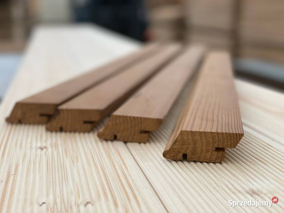 Deska elewacyjna thermo sosna TIGA 27x68mm Zielona Góra