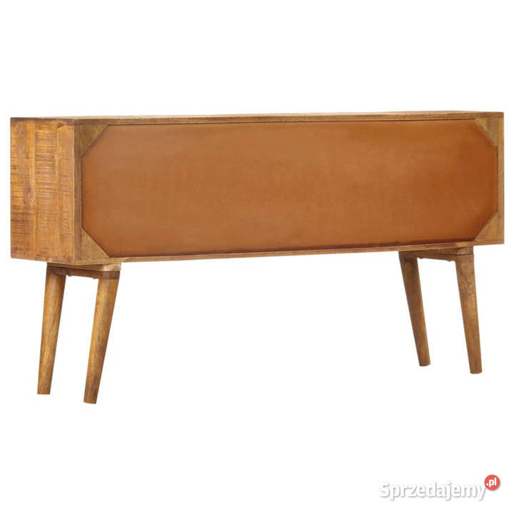 Szafka z nadrukiem 130 x 30 x 70 lite drewno