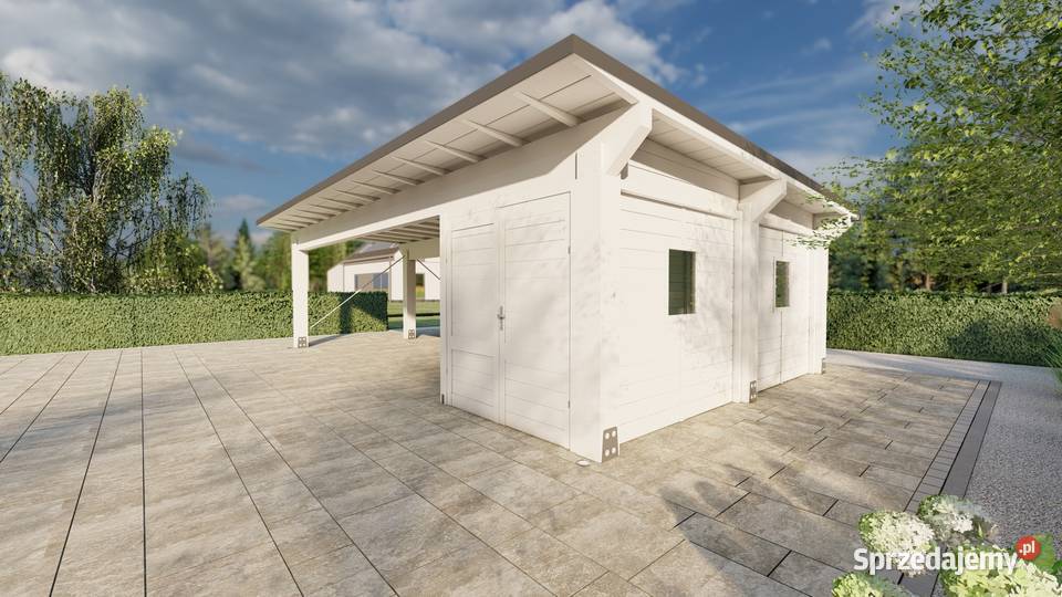 Wiata garażowa Florencja 9MP małopolskie Łącko