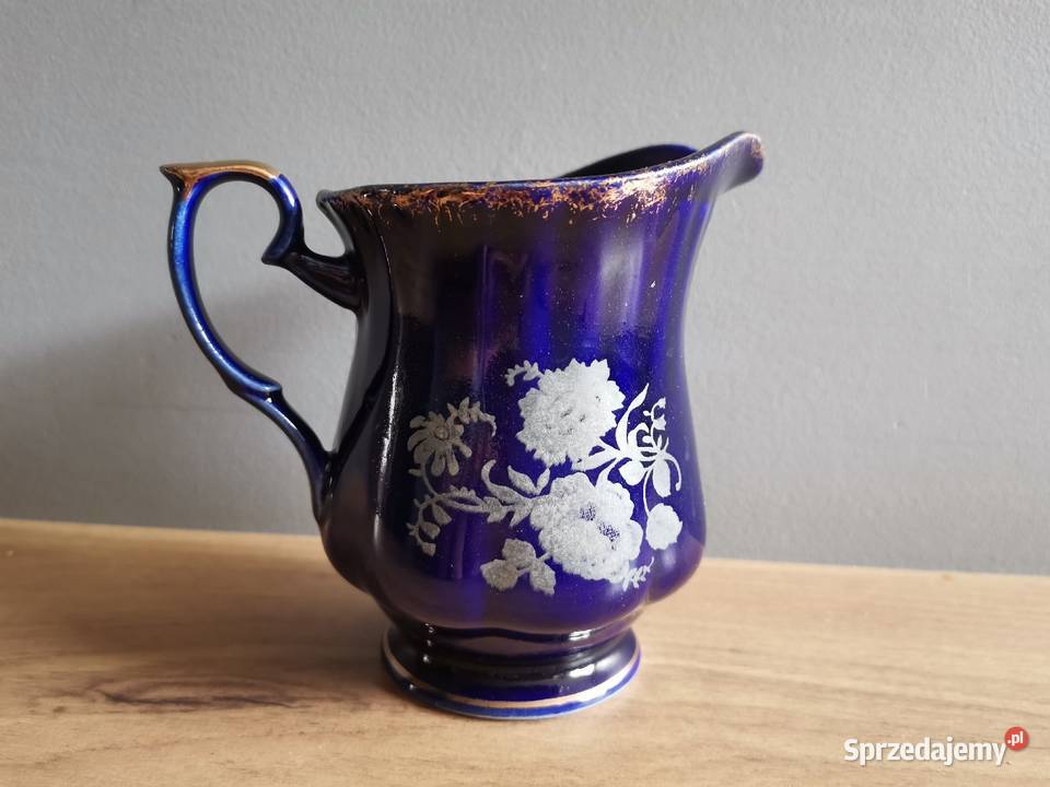 Stary niebieski mlecznik porcelana kobaltowa Katowice sprzedam