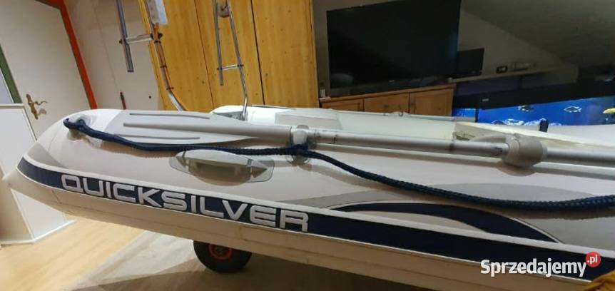 Ponton Quicksilver koła wiosła w zestawie