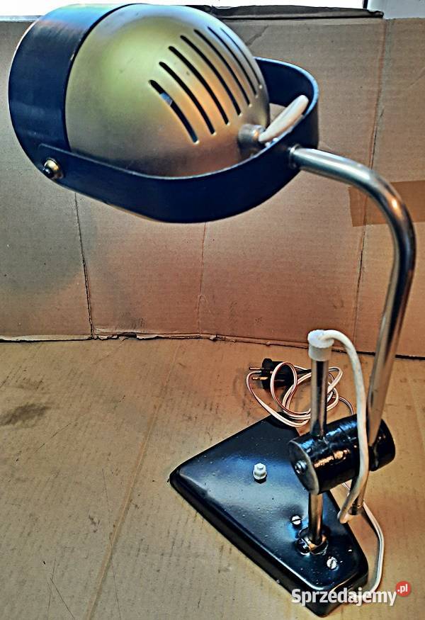Lampa na biurko z lat PRL Kolekcje wielkopolskie Ostrów Wielkopolski