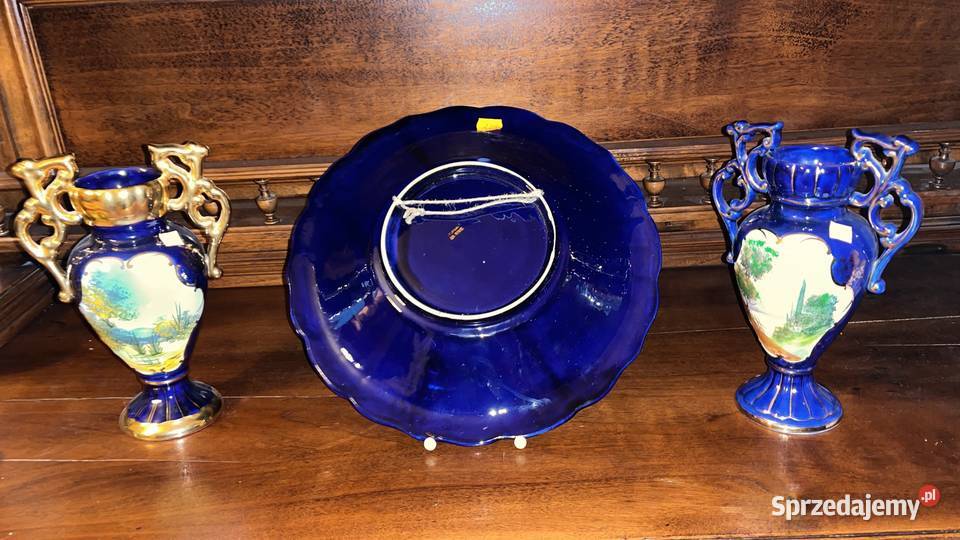 Patera duża Kobaltowa Made in Portugal Do Porcelana i szkło pomorskie Gdańsk sprzedam