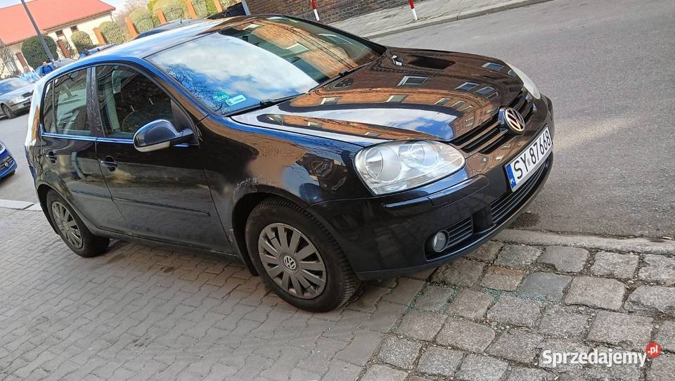 Vw golf 5 19tdi 6 biegów 2007r chip 5 drzwi czarny Bytom