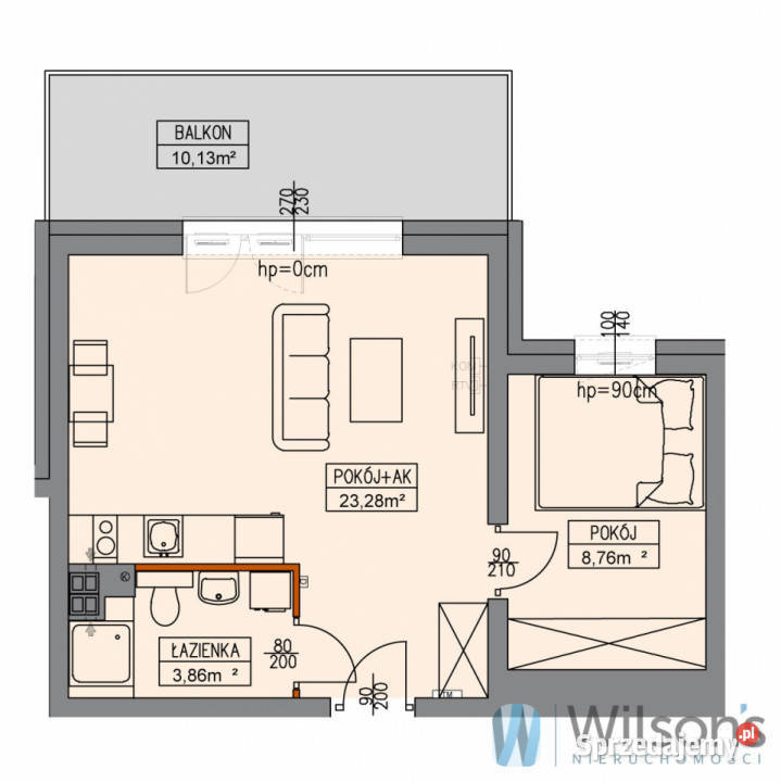 Mieszkanie 3582m2 2 pokojowe Stegna Lipowa pomorskie