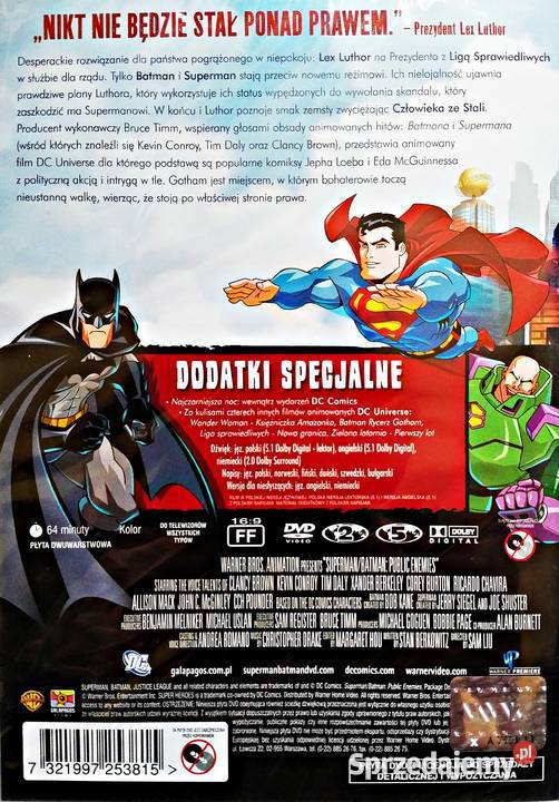 SUPERMAN BATMAN WROGOWIE PUBLICZNI Kalisz