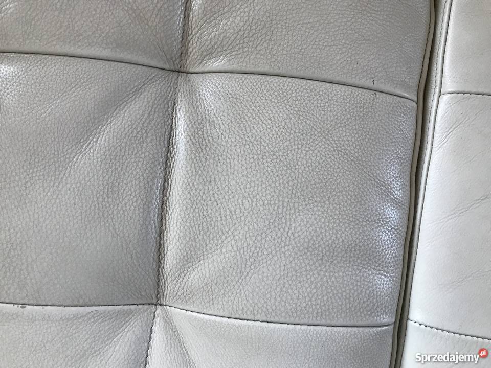 Sofa skórzana IKEA Karlstad beżowa Warszawa sprzedam