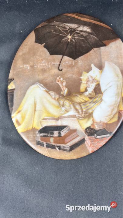 Dwa obrazki na porcelanie