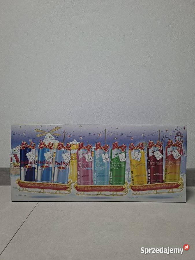 Kalandarz adwentowy Red Bull Edycja limitowana Energetyczne Nowy Sącz