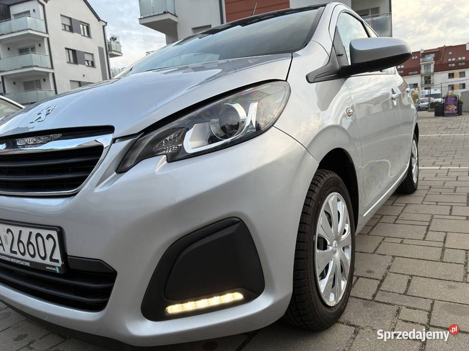 Peugeot 108 2015 65000 46l spalanie garażowany wielkopolskie Wągrowiec