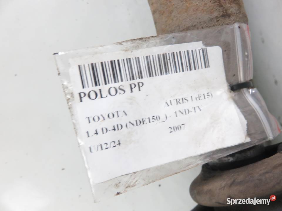 PÓŁOŚ PRAWA PRZEDNIA TOYOTA AURIS I E15 14 D4D małopolskie sprzedam