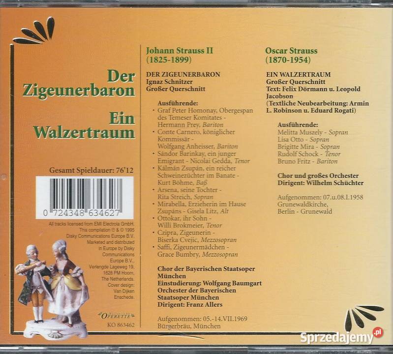 CD Johann Strauss II Die Zigeunerba SchuchteChor Brwinów sprzedam