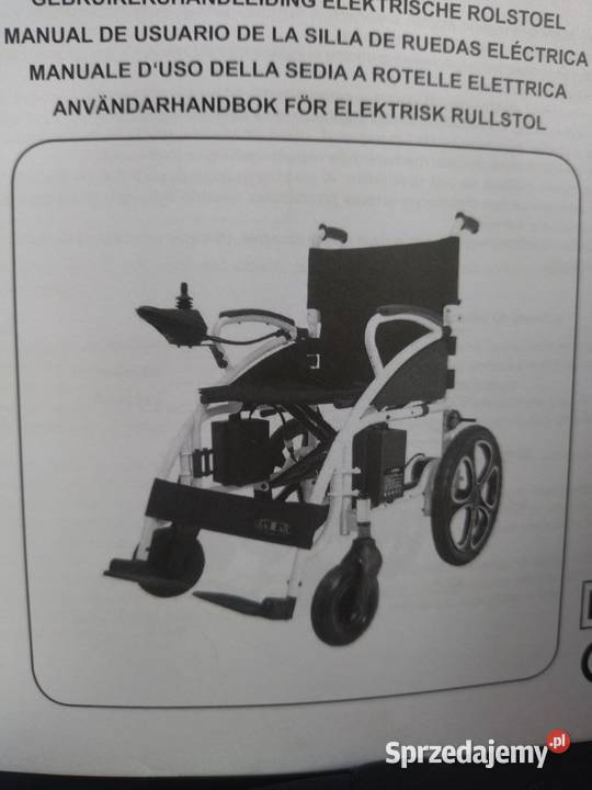 Sprzedam wózek inwalidzki akumulatorowe