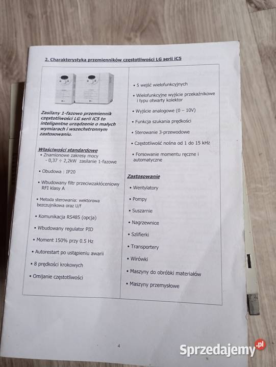 Falownik LS ic5 przemiennik czestotliwosci Myszków
