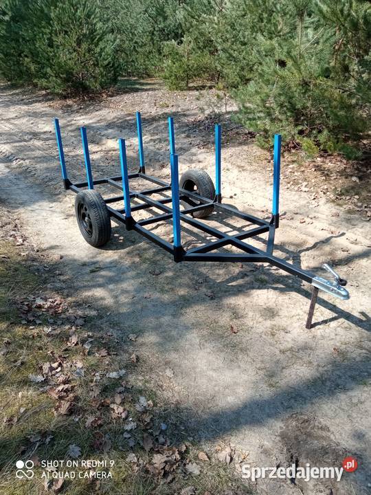 Przyczepka leśna do drewna
