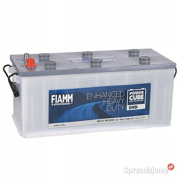 Akumulator Fiamm EHD 12V 185Ah 1200A P Rant MC15 osobowe Jelcz-Laskowice