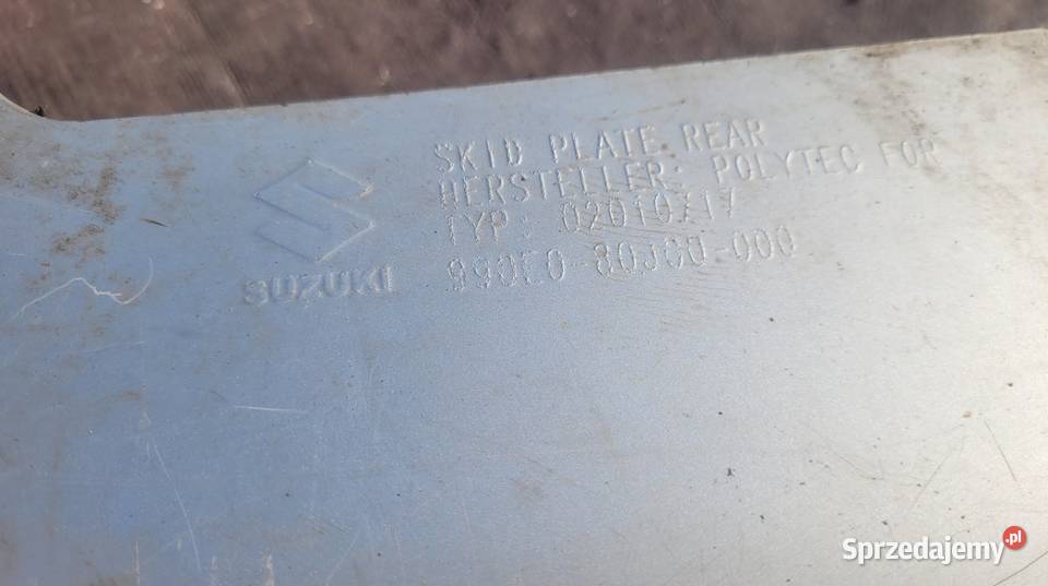 SUZUKI SX4 SPOILER DOKŁADKA ZDERZAKA TYŁ osobowe Pozostałe Ruda Śląska