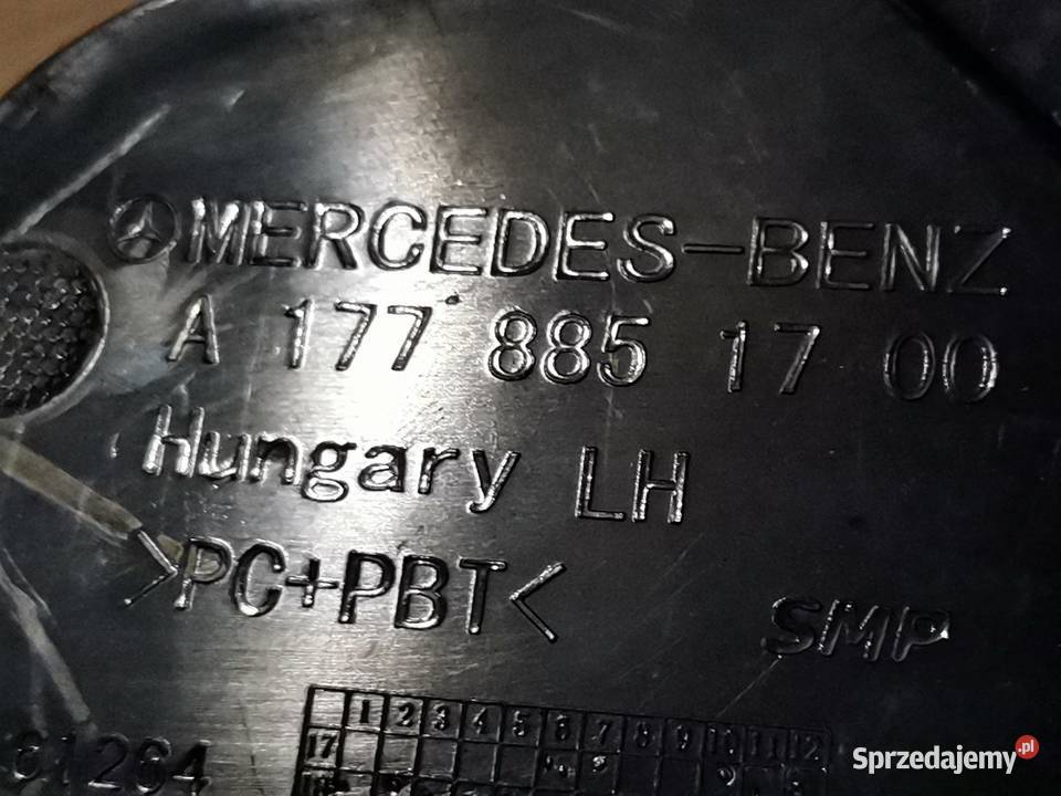 MERCEDES A W177 LEWY ŚLIZG ZDERZAKA PRZÓD Międzychód