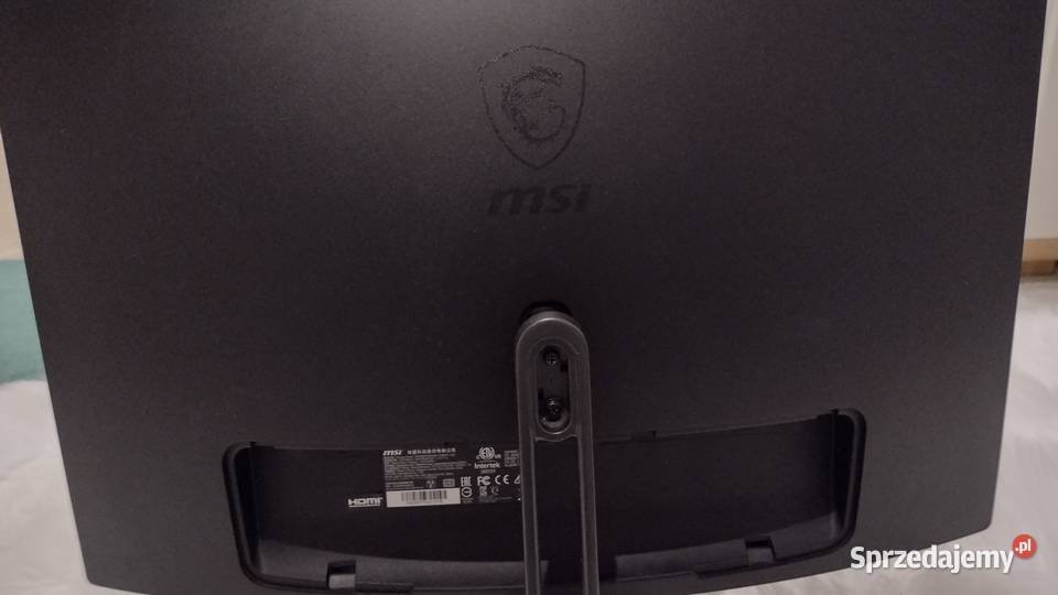 Monitor gamingowy MSI Optix G24 series curved mazowieckie Grójec
