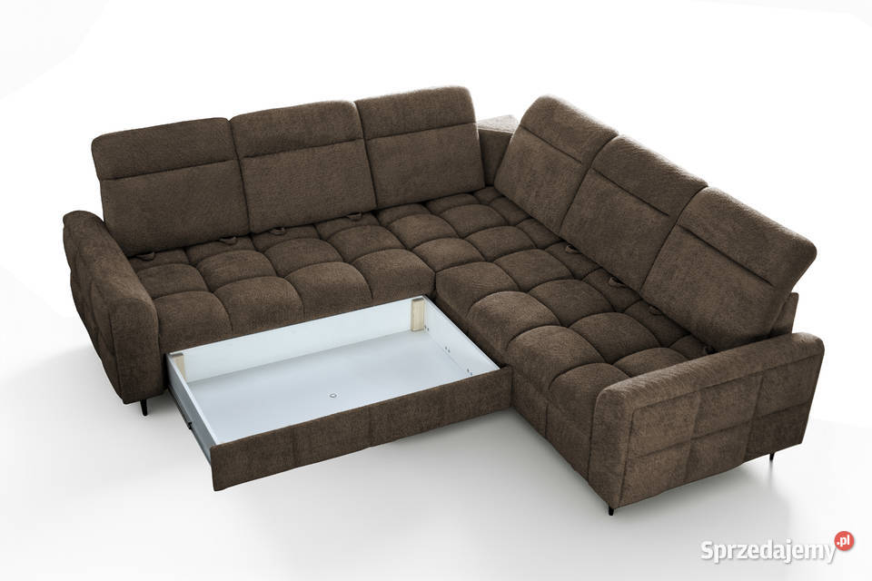 Duży narożnik Velo modne przeszycia ruchome Wrocław sprzedam