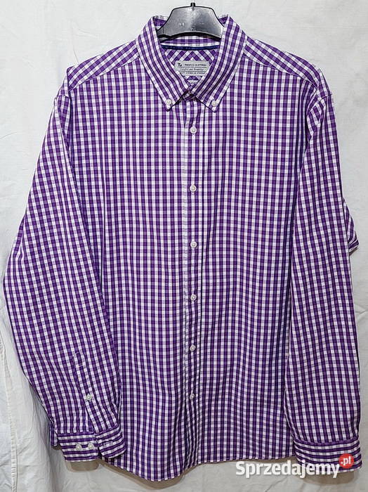 Koszula męska w kratkę bawełna 100 bawełna Radom
