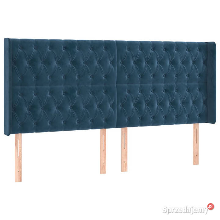 Zagłówek uszak ciemnoniebieski 203x16x118128 Warszawa