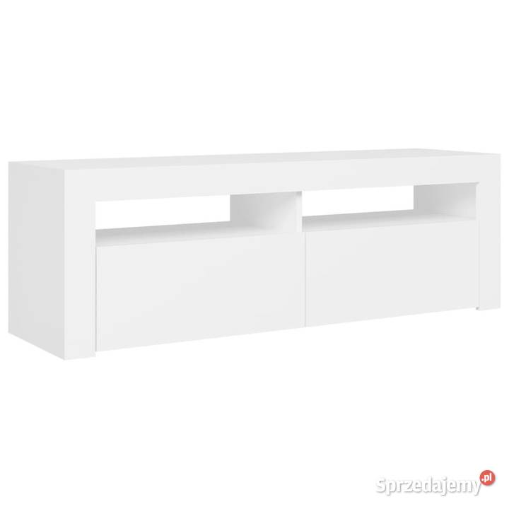 Szafka pod TV z oświetleniem LED biała 120x35x40 sprzedam