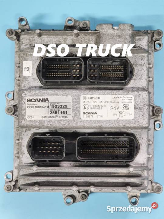 STEROWNIK SILNIKA SCANIA OCS1 2190078 BOSCH Pozostałe Zawichost