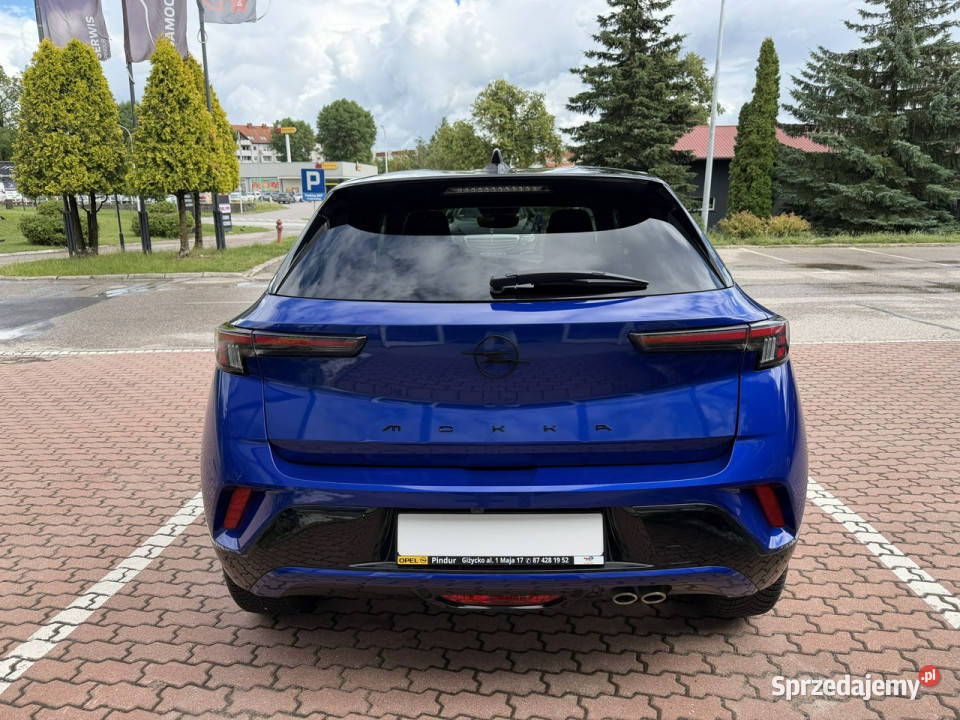 Opel Mokka GS 12 Turbo 130 automat AT8 II 2020 niebieski warmińsko-mazurskie Giżycko