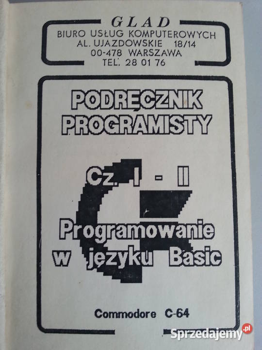 Commodore C64 Programowanie w języku Basic Olesno