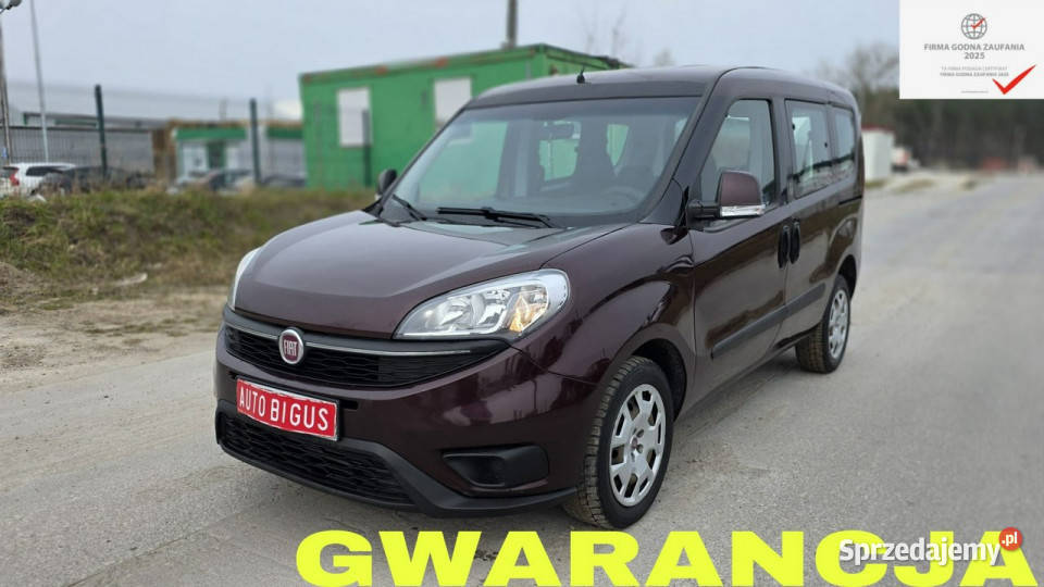 Fiat Doblo KlimaMultiJet salon polska II 2009 czujnik parkowania pomorskie Lębork