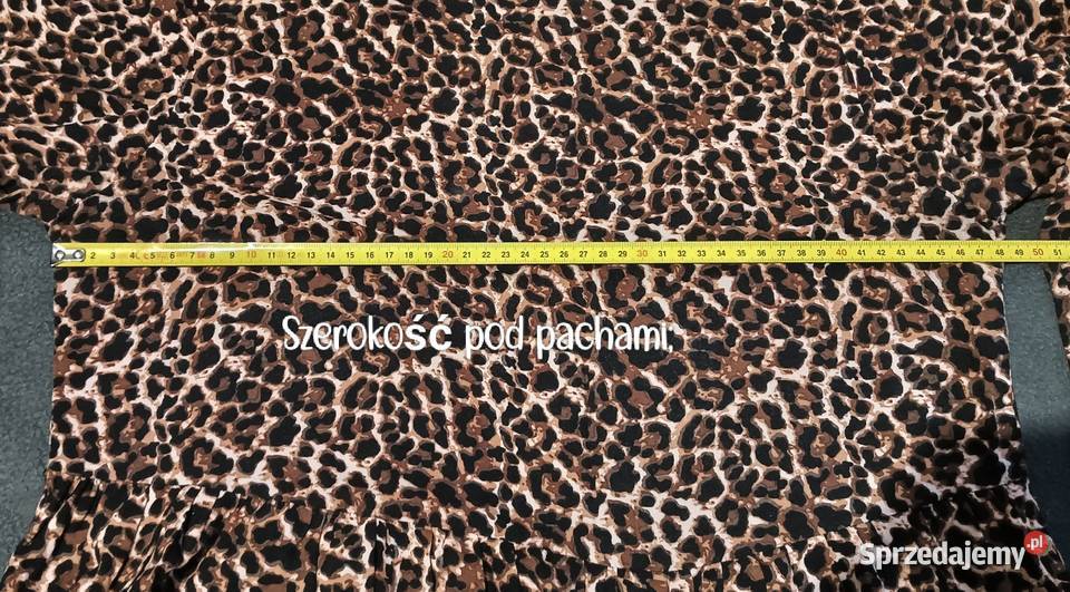 Sukienka w panterkę długi kujawsko-pomorskie Toruń