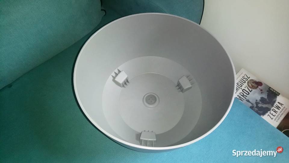 Duża szara DONICA LAMELA na nożkach Warszawa