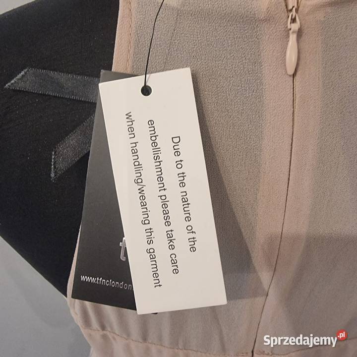 Maxi suknia wieczorowa plisowana TFNC London XL Kraków