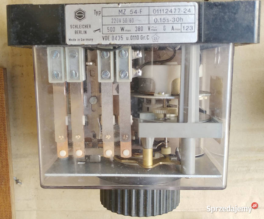 Schleicher Berlin MZ 54F przekaźnik czasowy Poznań