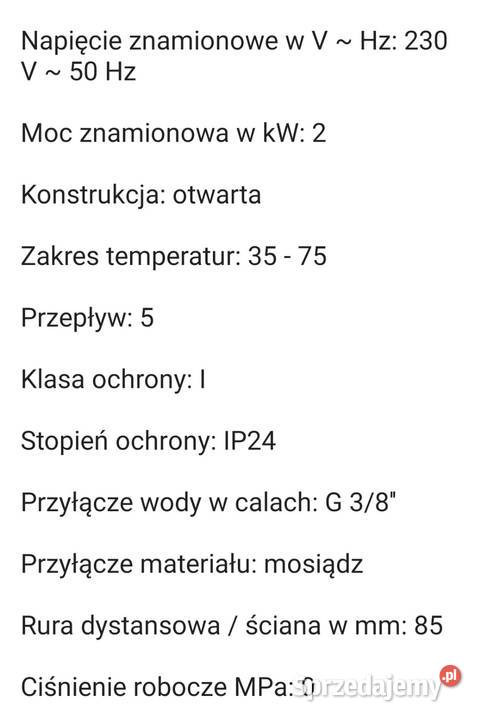 Zestaw podgrzewacz wodybateria zlewozmywakowa dolnośląskie