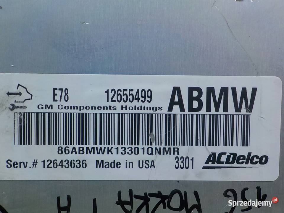 OPEL MOKKA A I 14r 5D sterownik komputer silnika mazowieckie Suków