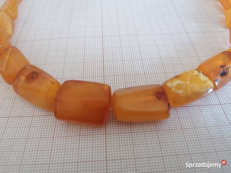 Naszyjnik z bursztynu bałtyckiego