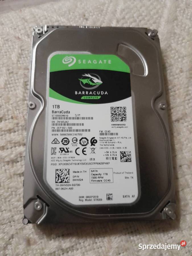 Dysk twardy Seagate 7200RPM 1TB 35 Elektronika małopolskie