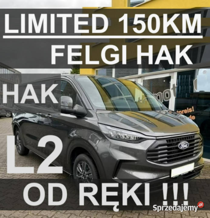 Ford Transit Custom Limited L2 150 Felgi Hak 2000cm3 Transit  Custom zachodniopomorskie