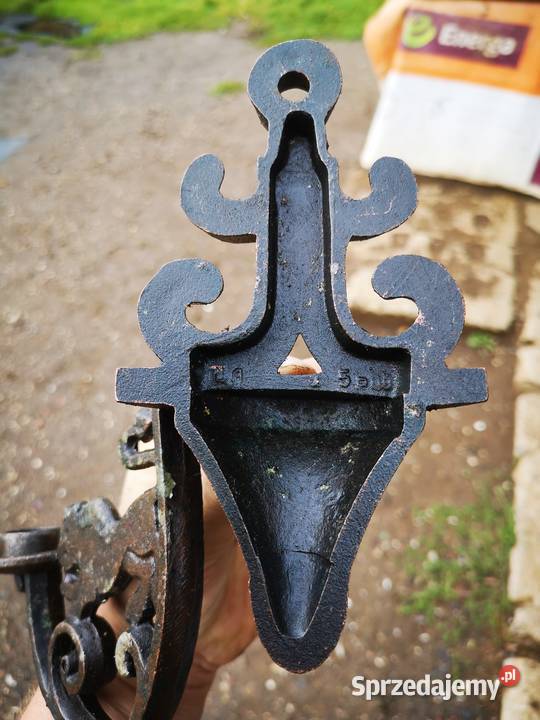 Świecznik naścienny aluminiowy Gdańsk
