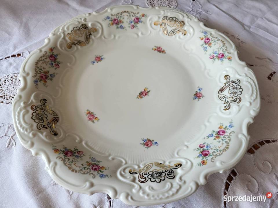 Schirnding Bawaria duża kremowa piękna patera pomorskie Gdańsk