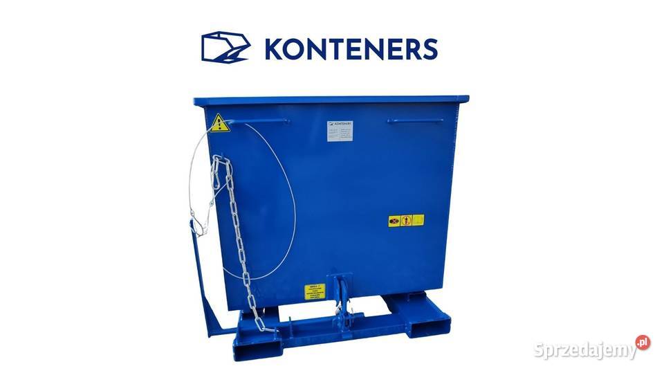 Kontener samowyładowczy 1m3 1000L do wózka Bydgoszcz