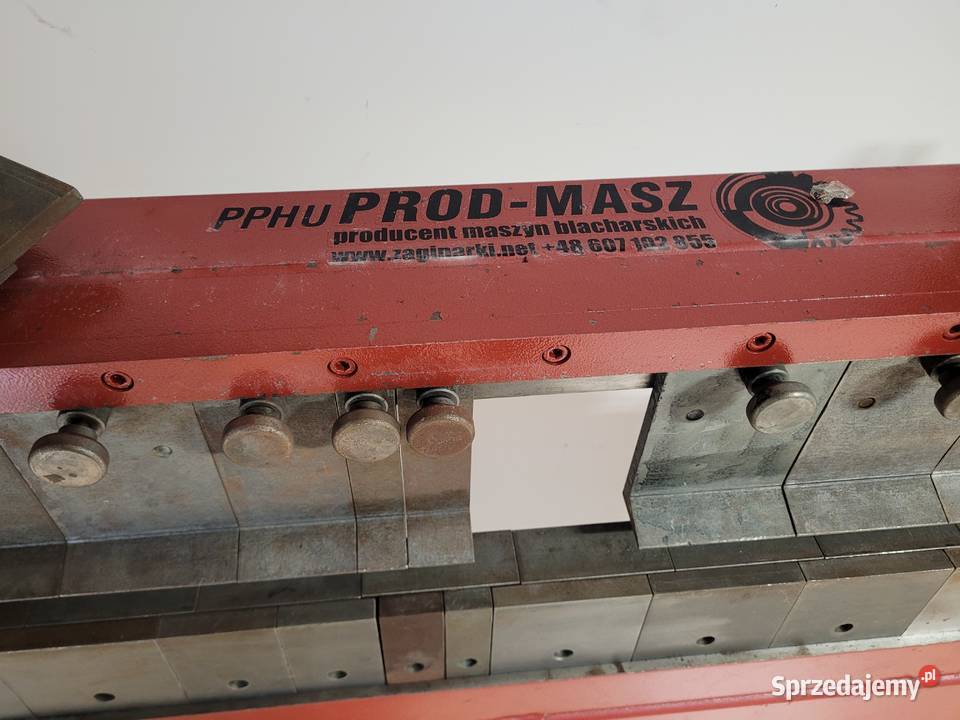 Zaginarka segmentowa SGR 125015 ProdMasz 1250 mm Miękinia