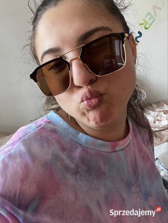 1 metalowe okulary brązowy unisex mazowieckie Warszawa