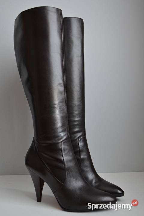 Kozaki Via Spiga z naturalnej skóry super Kozaki Białystok